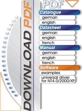Download catalogues, data sheets, manuals, in german, english and french