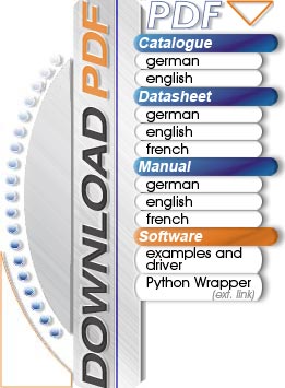 Download catalogues, data sheets, manuals, in german, english and french